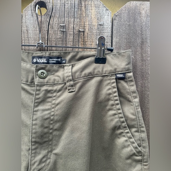 Vans Men's Olive Green Pants Size 28 - Picture 4 of 9
